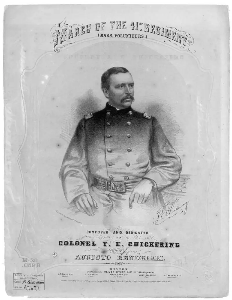Первая страница нот «41st regiment Марш»