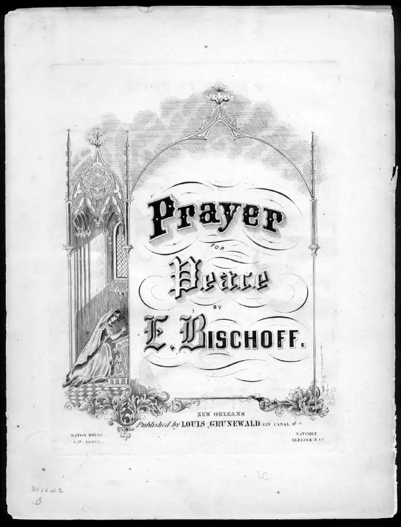 Первая страница нот «A hymn to peace»