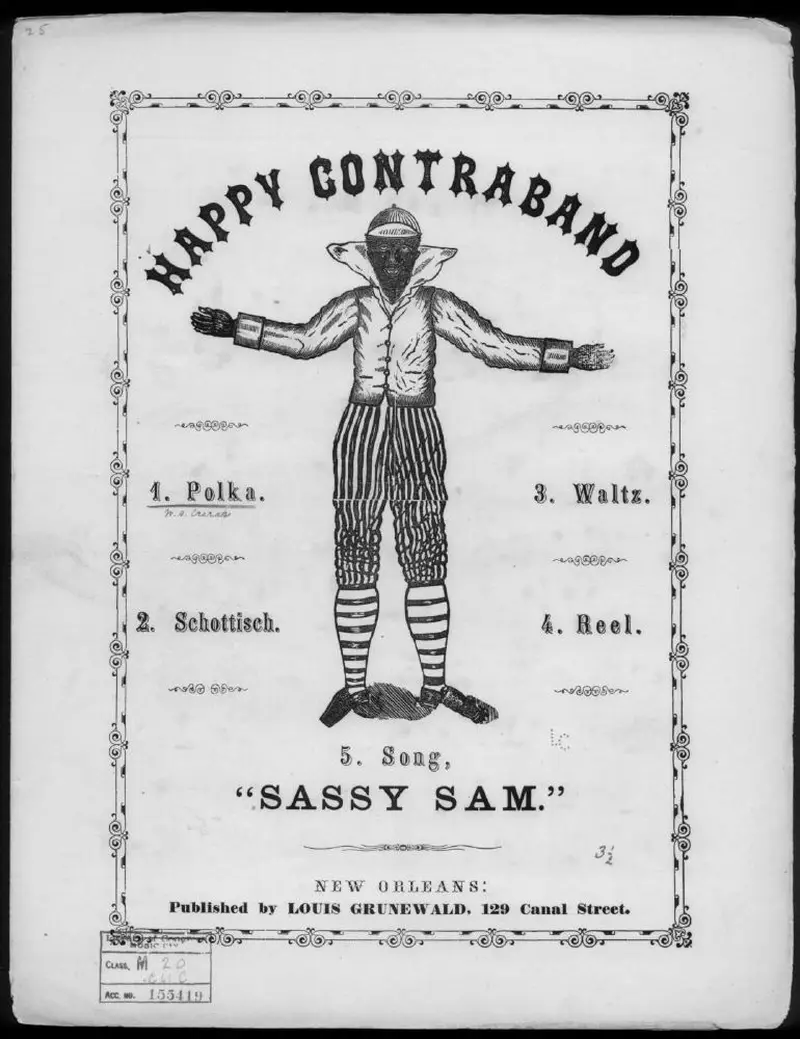 Первая страница нот «Happy contraband polka»