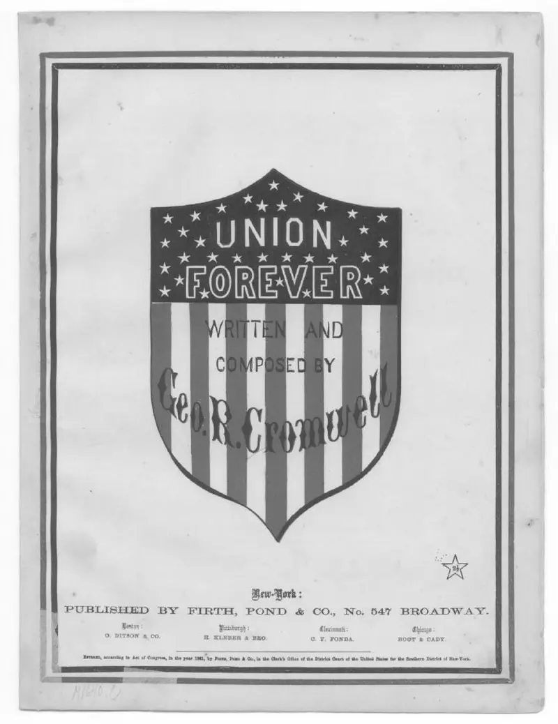Первая страница нот «Union for ever»