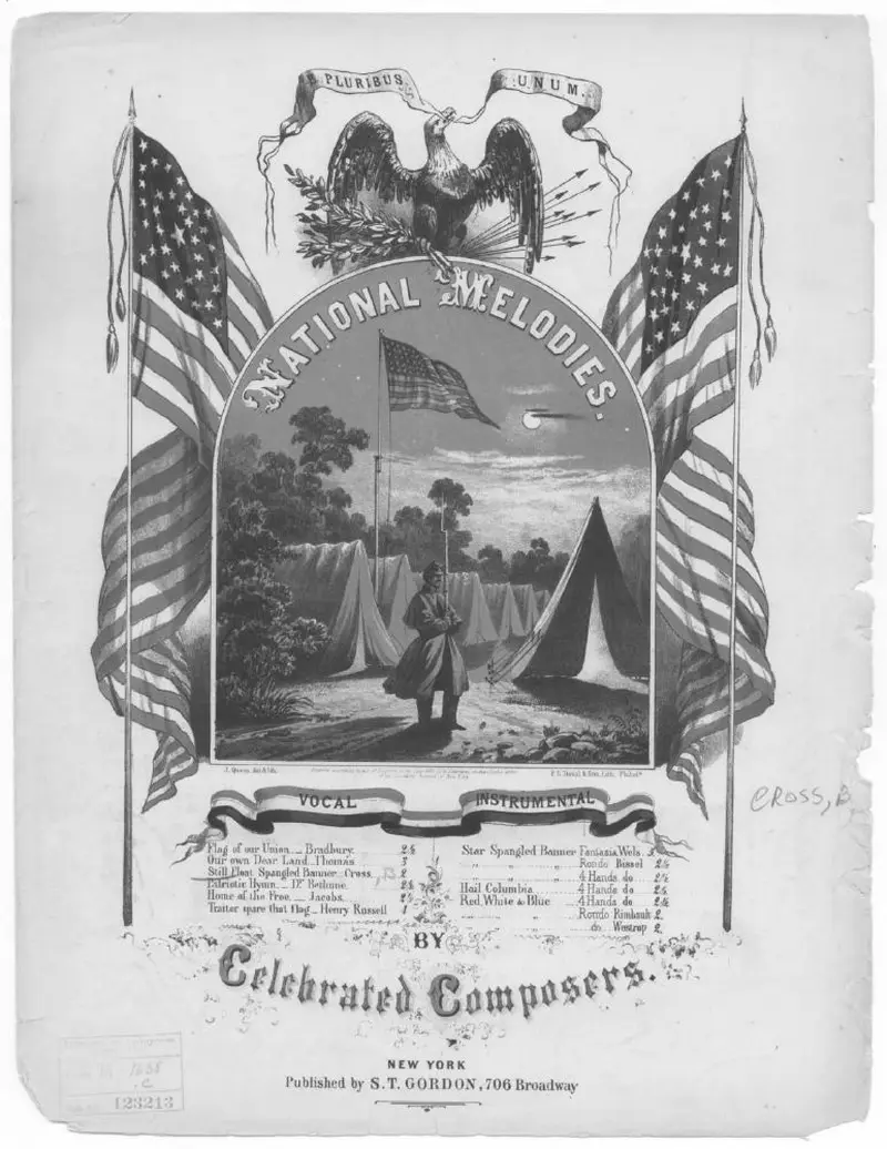 Первая страница нот «Still float spangled banner»
