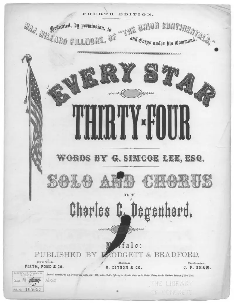 Первая страница нот «Every star - thirty four»