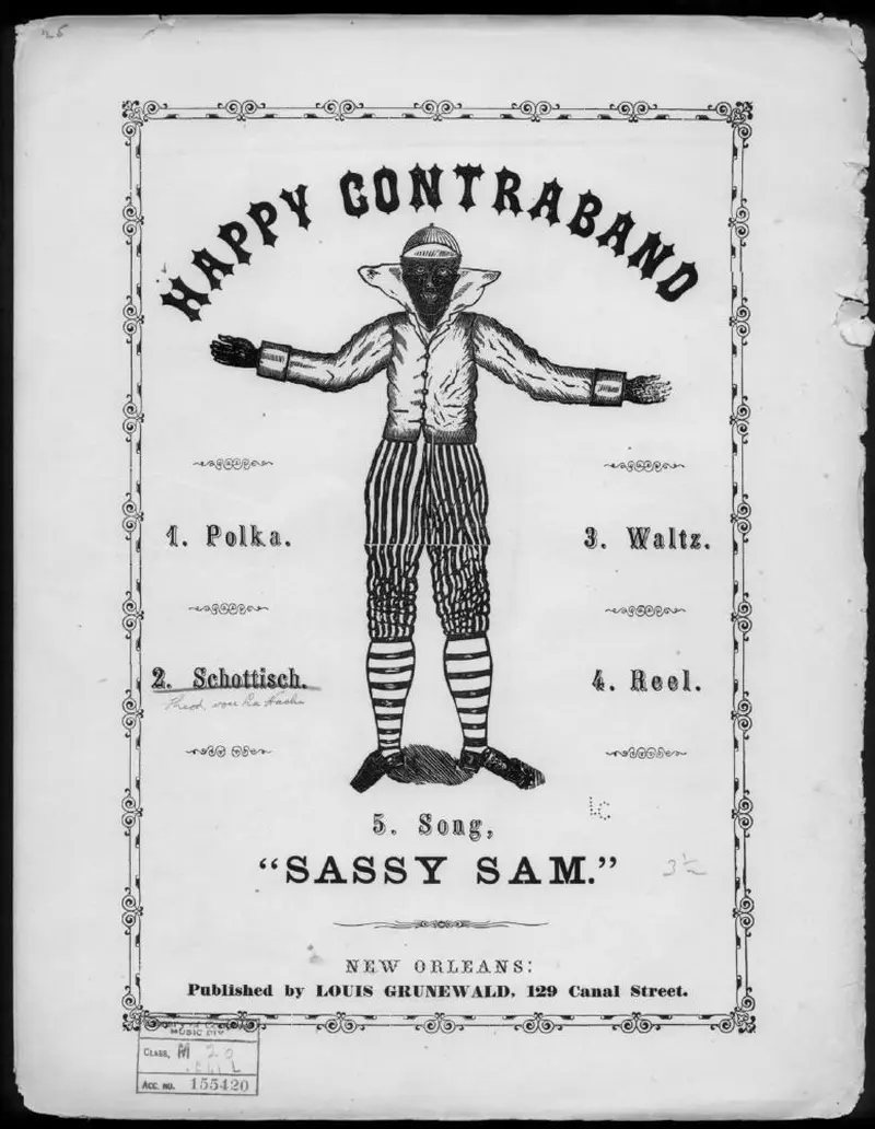 Первая страница нот «Happy contraband schottisch»