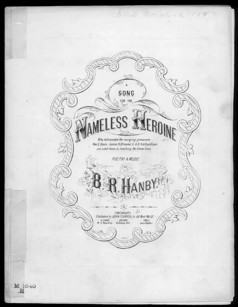 Первая страница нот «Nameless heroine»