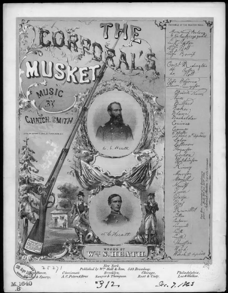 Первая страница нот «The Corporal's musket»
