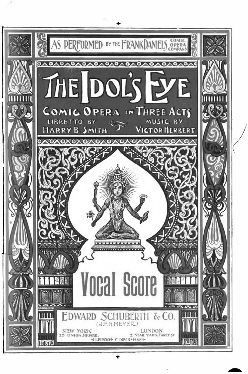 Первая страница нот «The Idol's Eye»