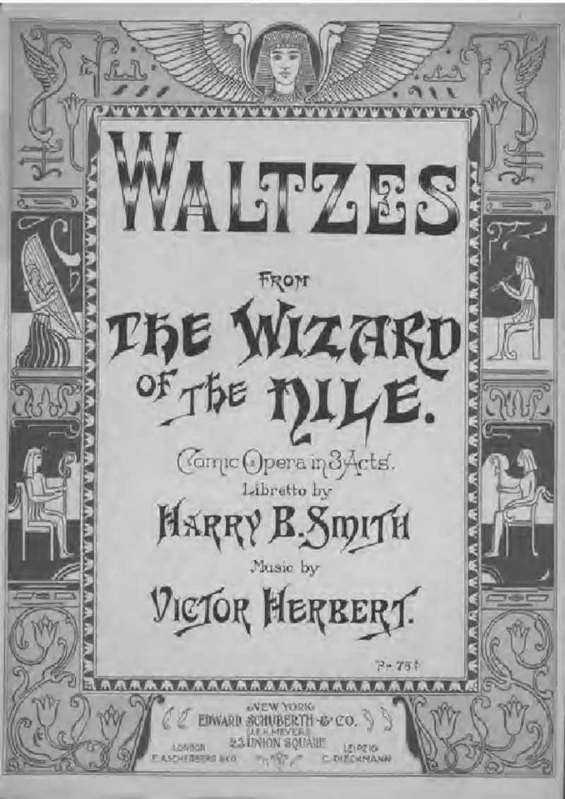 Первая страница нот «The Wizard of the Nile»