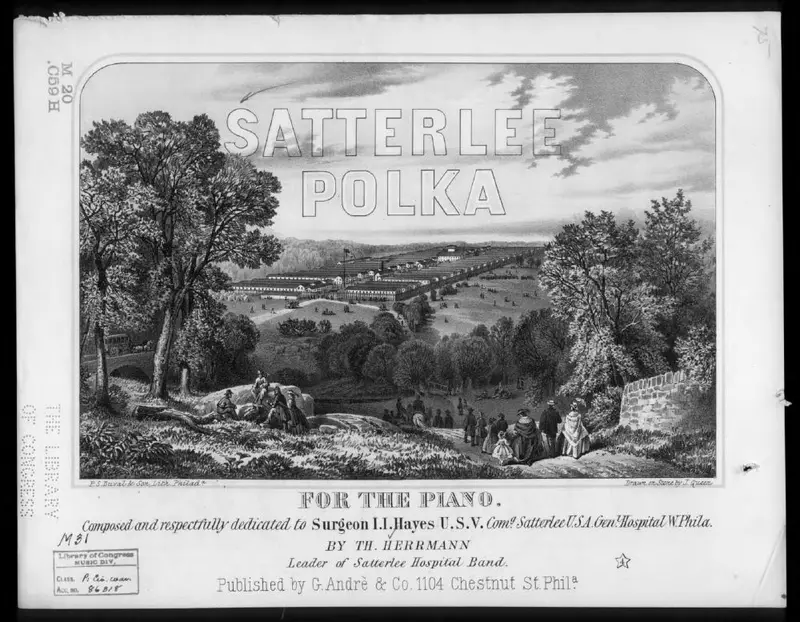 Первая страница нот «Satterlee Polka»