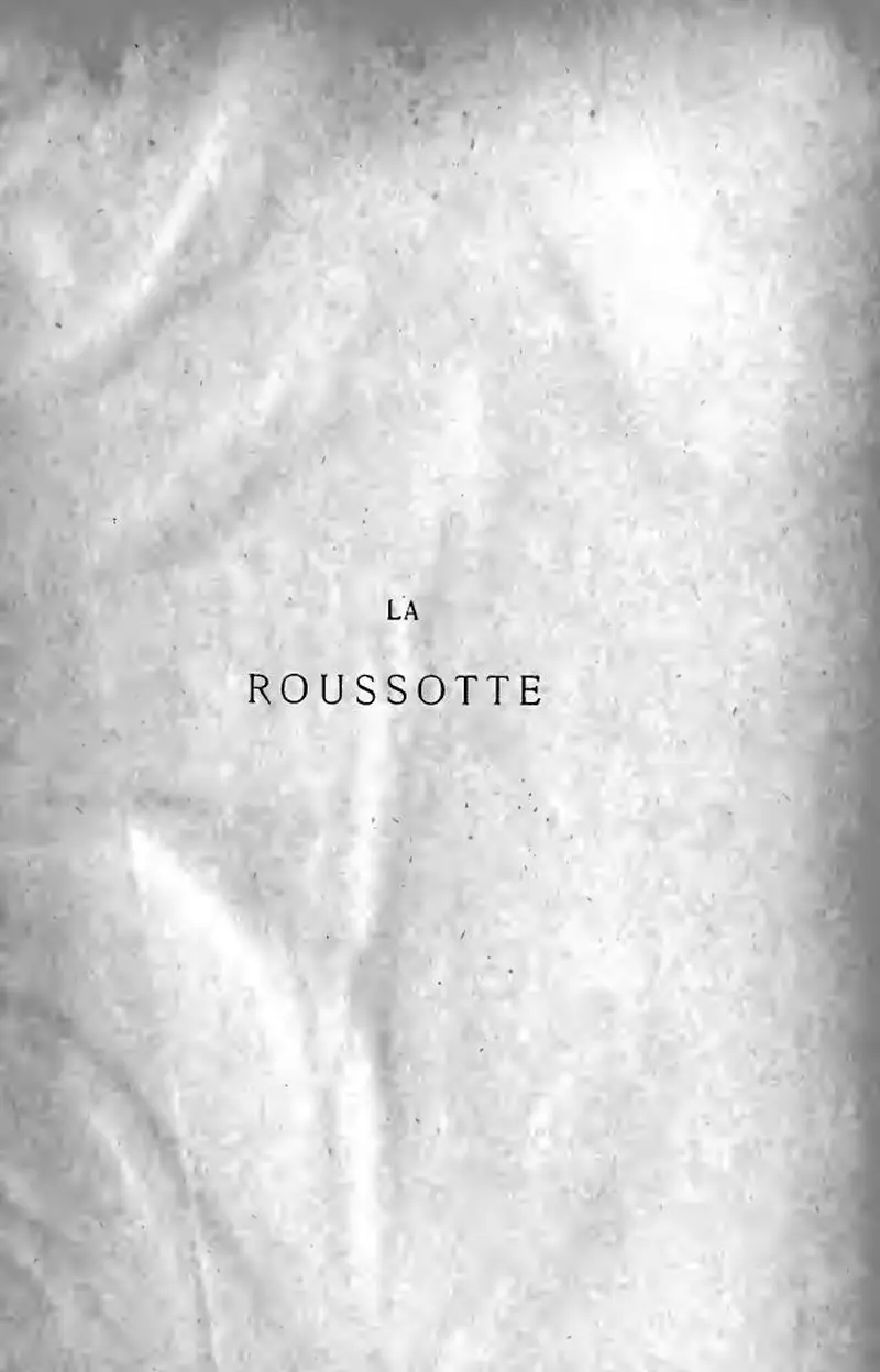 Первая страница нот «La roussotte»