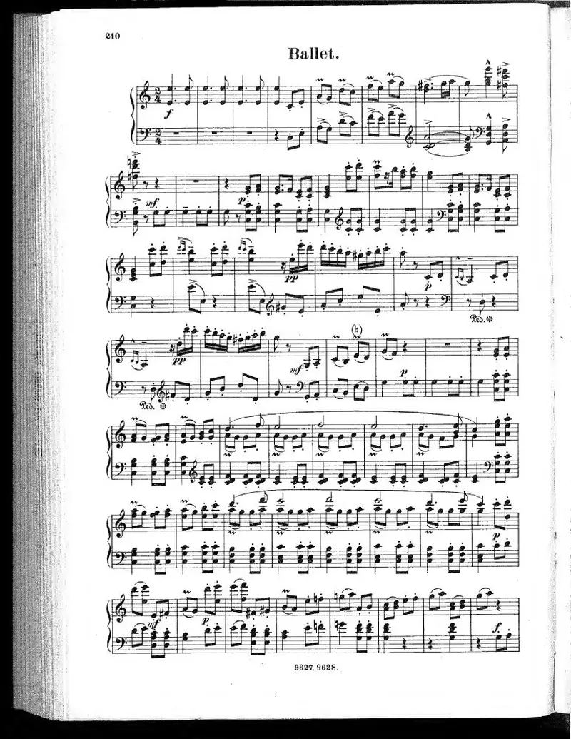 Первая страница нот «Ritter Pásmán, соч.441»