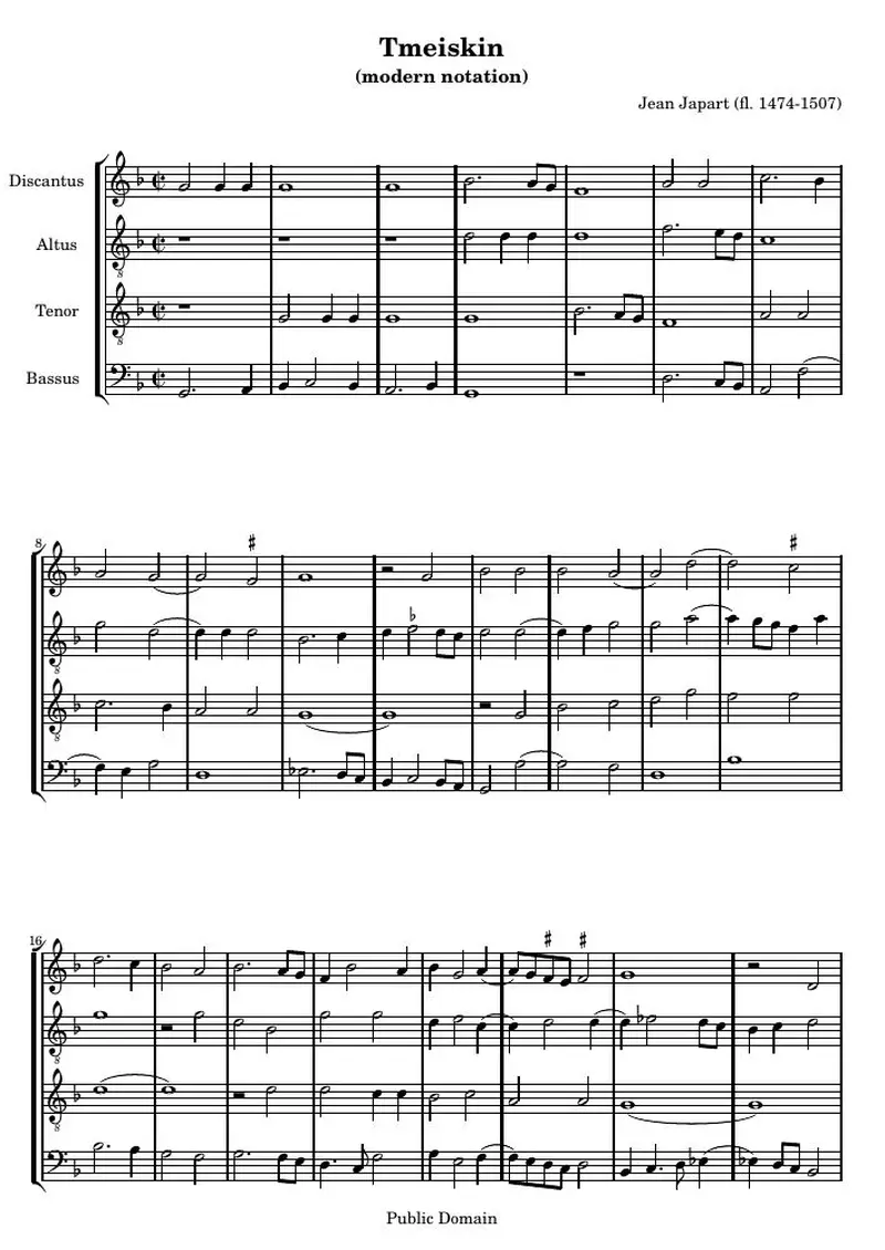 Первая страница нот «Tmeiskin — 27-tmeiskin.mod»