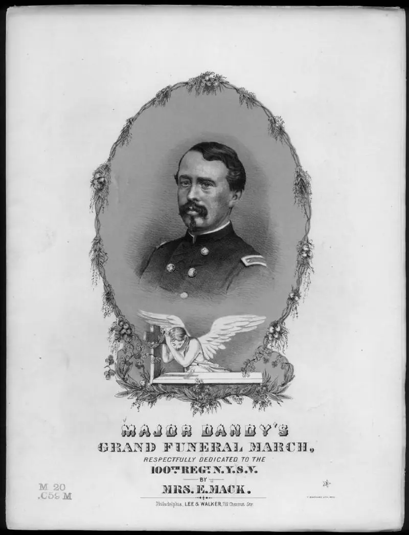 Первая страница нот «мажор J. H. Dandy's grand funeral Марш»