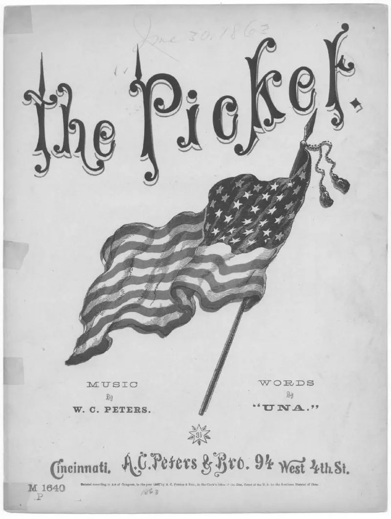 Первая страница нот «The Picket»