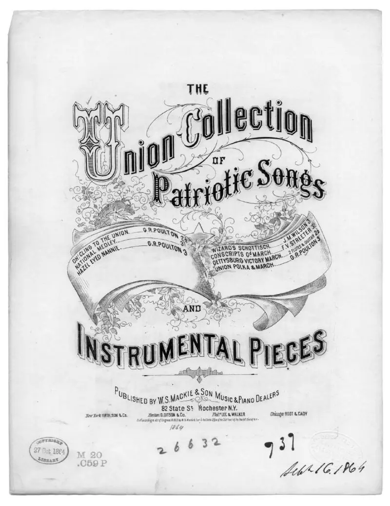 Первая страница нот «Union polka & Марш»