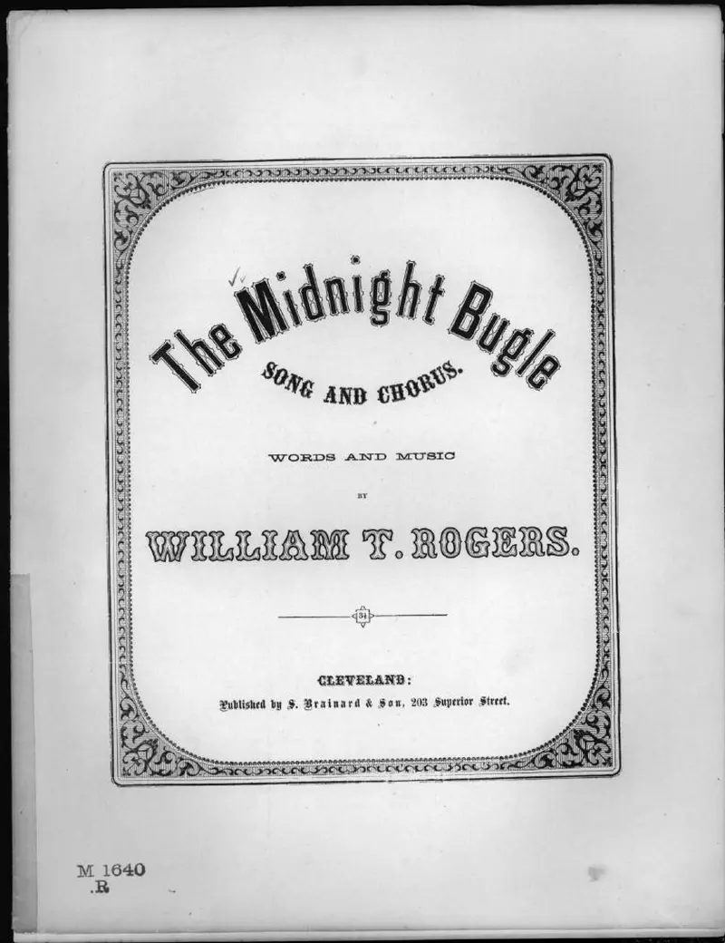 Первая страница нот «The Midnight bugle»