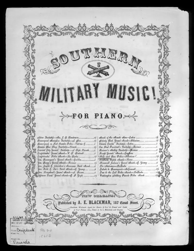 Первая страница нот «Stars and bars polka»
