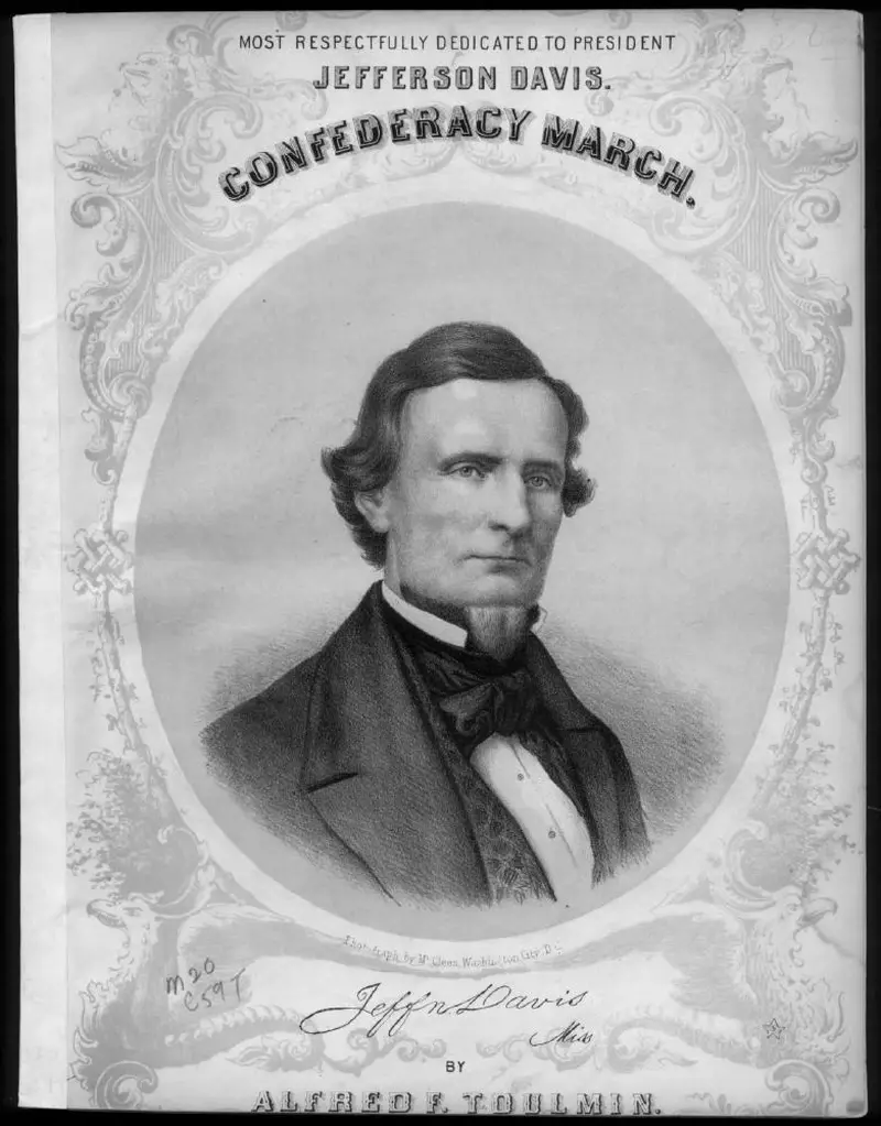 Первая страница нот «Confederacy Марш»