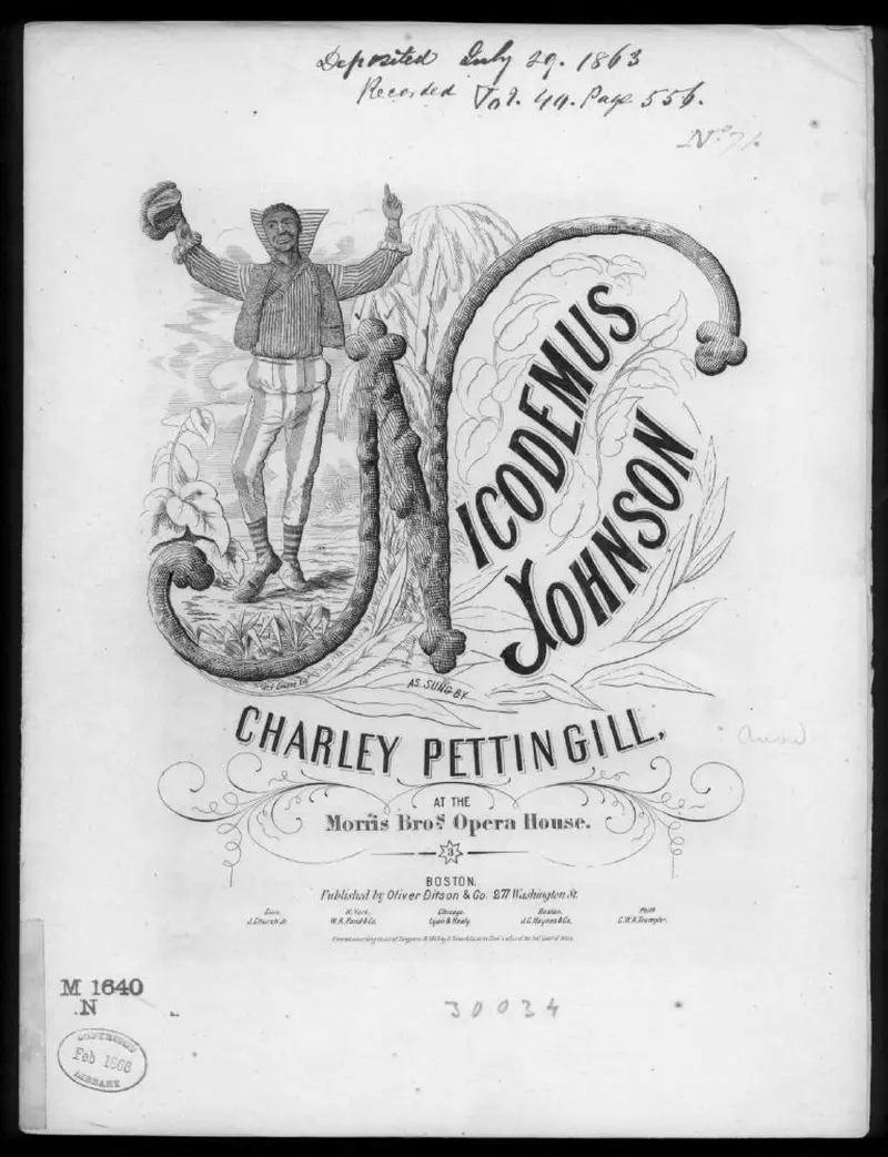 Первая страница нот «Nicodemus Johnson»