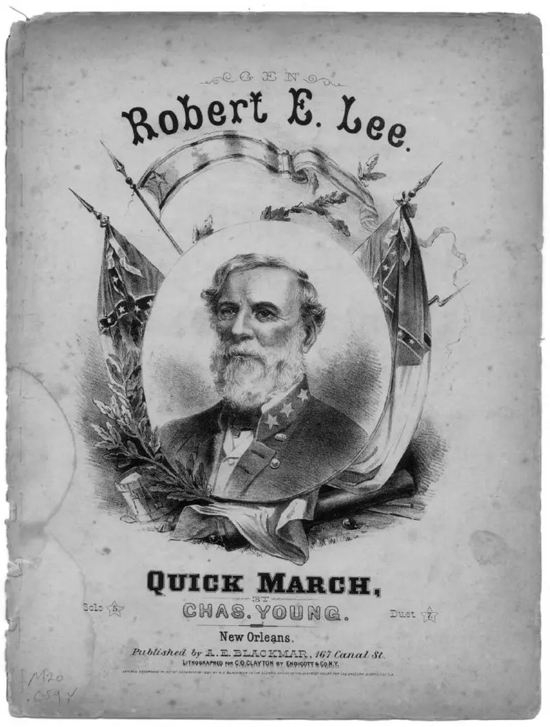 Первая страница нот «Gen. Lee's quick Марш»
